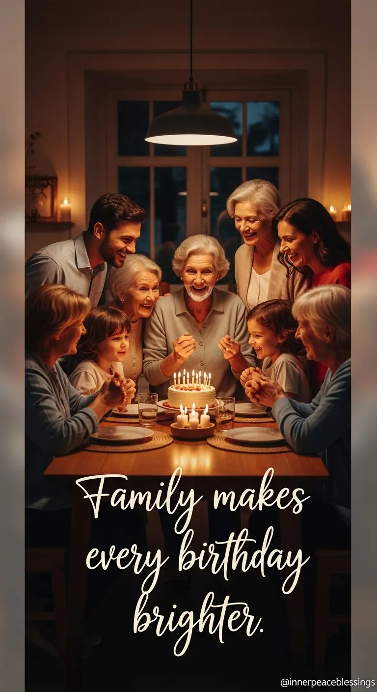 Simple Birthday Wishes for Family